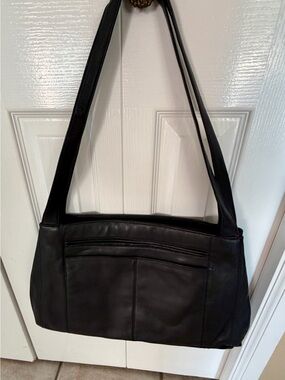 Large Leather Derek Alexander Crossbody Tote Bag